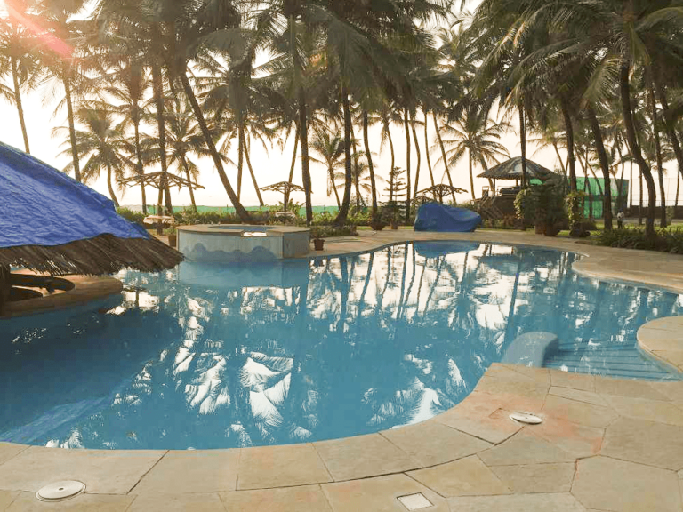 Outdoor Home Theater and Multi Zone Audio for Prime Beach Front Property in Alibaug