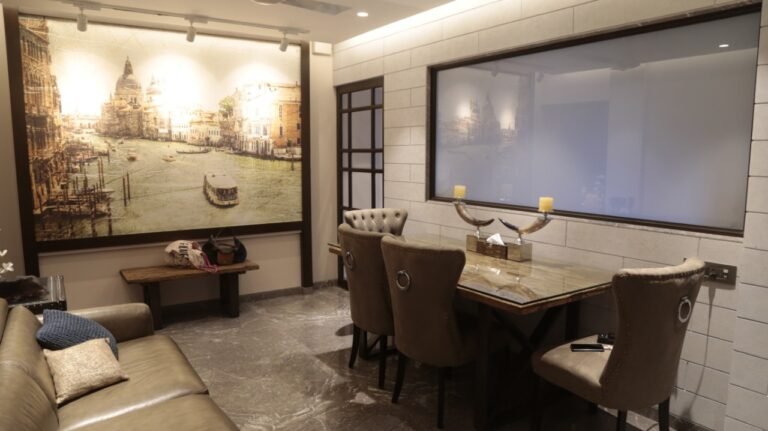 Ocean Front Walkeshwar Apartment in Mumbai Receives a Complete Makeover Including a Hidden Home Theater, an Automated Smart Glass and Customized Voice Activated Control of the Entire Residence