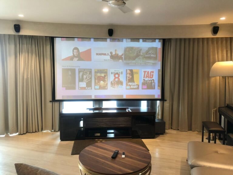 Lower Parel High Rise Apartment gets Smart Lighting, 4K Projection and Whole Home Security