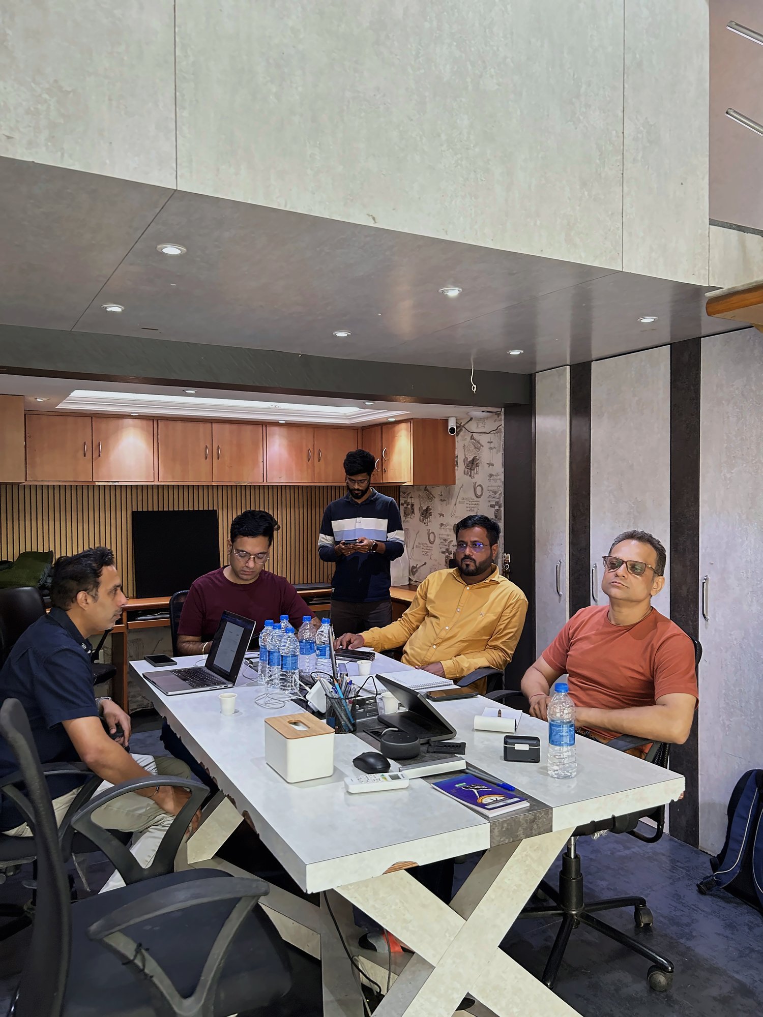 Training participants seated in a classroom session