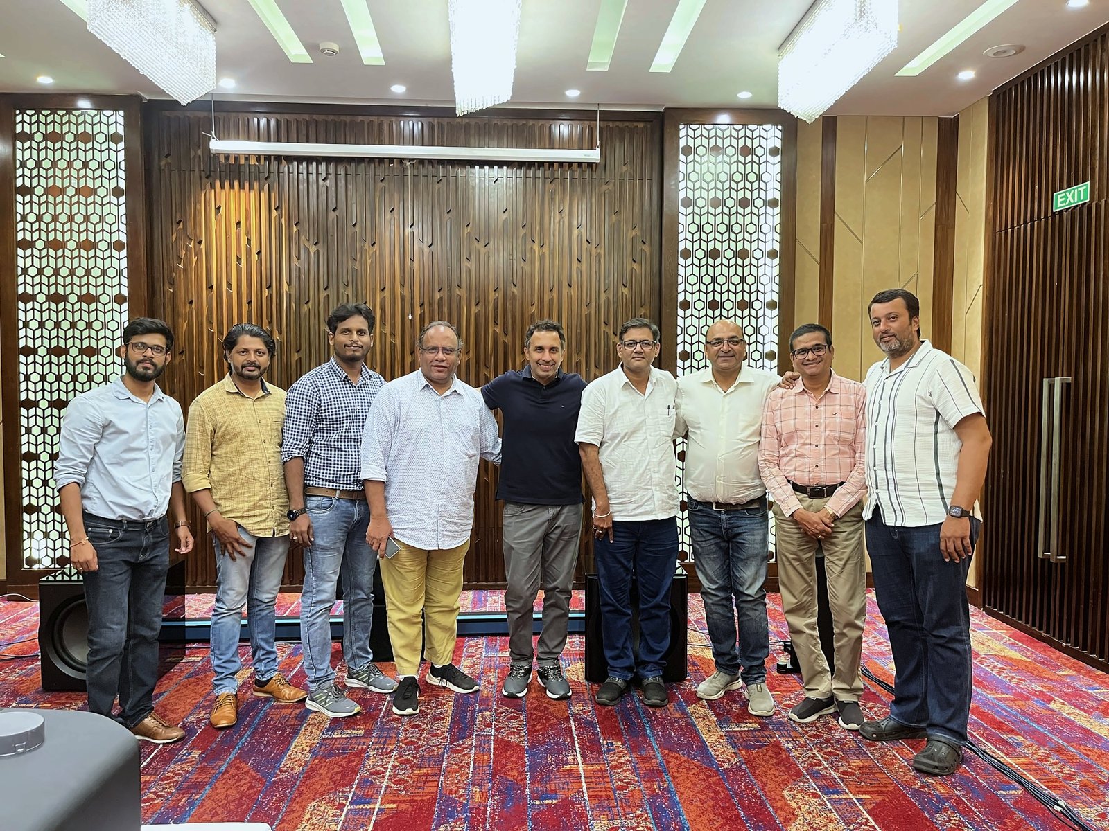 Group photo of a training batch